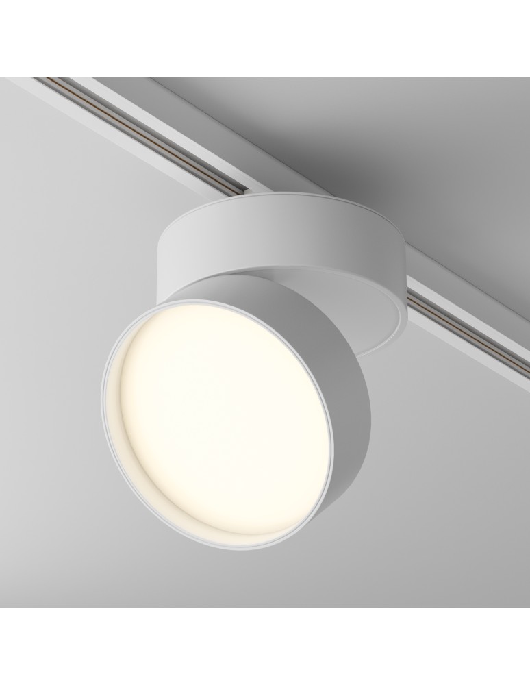 Maytoni ONDA Reflektor do Szyny Jednoobwodowej UNITY LED 18W 1400lm 3000K Biały TR007-1-18W3K-W Maytoni ONDA Reflektor do Szyny Jednoobwodowej UNITY LED 18W 1400lm 3000K Biały TR007-1-18W3K-W