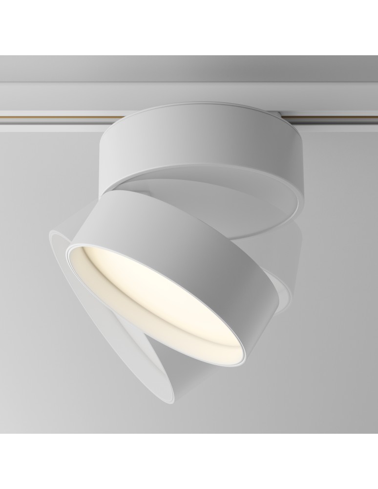 Maytoni ONDA Reflektor do Szyny Jednoobwodowej UNITY LED 18W 1400lm 3000K Biały TR007-1-18W3K-W Maytoni ONDA Reflektor do Szyny Jednoobwodowej UNITY LED 18W 1400lm 3000K Biały TR007-1-18W3K-W
