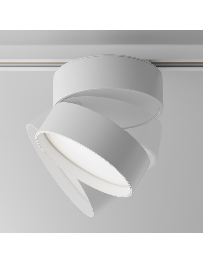 Maytoni ONDA Reflektor do Szyny Jednoobwodowej UNITY LED 18W 1500lm 4000K Biały TR007-1-18W3K-W4K Maytoni ONDA Reflektor do Szyny Jednoobwodowej UNITY LED 18W 1500lm 4000K Biały TR007-1-18W3K-W4K