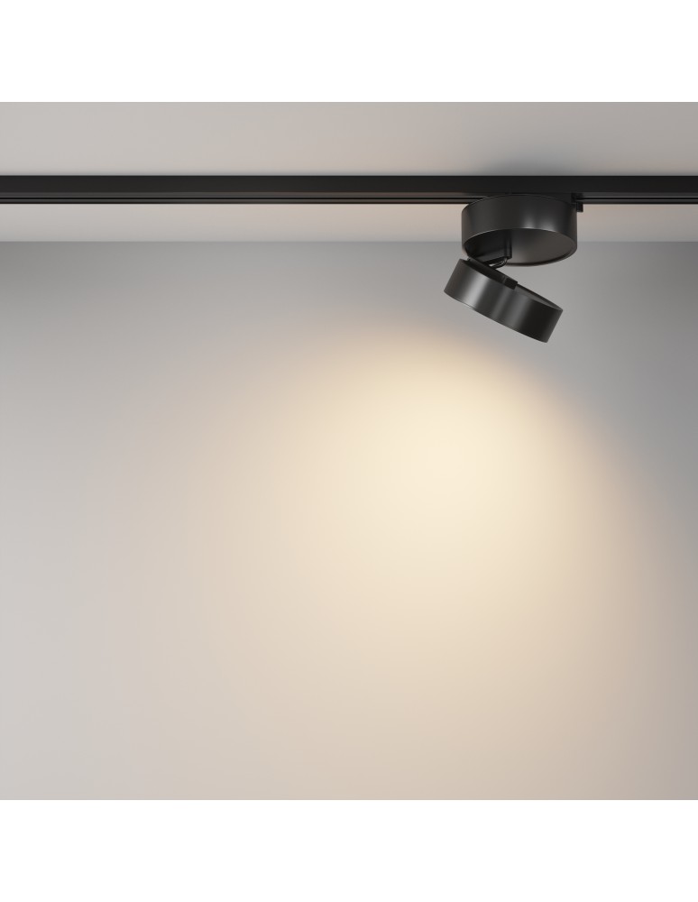 Maytoni ONDA Reflektor do Szyny Jednoobwodowej UNITY LED 18W 1000lm 3000K Black TR007-1-18W3K-B Maytoni ONDA Reflektor do Szyny Jednoobwodowej UNITY LED 18W 1000lm 3000K Black TR007-1-18W3K-B