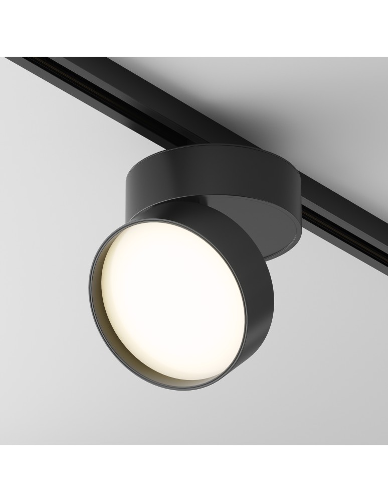 Maytoni ONDA Reflektor do Szyny Jednoobwodowej UNITY LED 18W 1000lm 3000K Black TR007-1-18W3K-B Maytoni ONDA Reflektor do Szyny Jednoobwodowej UNITY LED 18W 1000lm 3000K Black TR007-1-18W3K-B