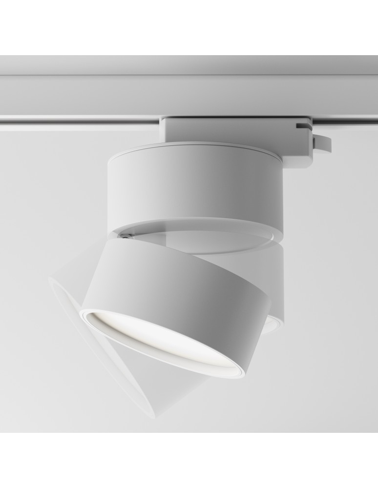 Maytoni ONDA Reflektor do Szyny Jednoobwodowej UNITY LED 12W 900lm 4000K Biały TR007-1-12W4K-W Maytoni ONDA Reflektor do Szyny Jednoobwodowej UNITY LED 12W 900lm 4000K Biały TR007-1-12W4K-W