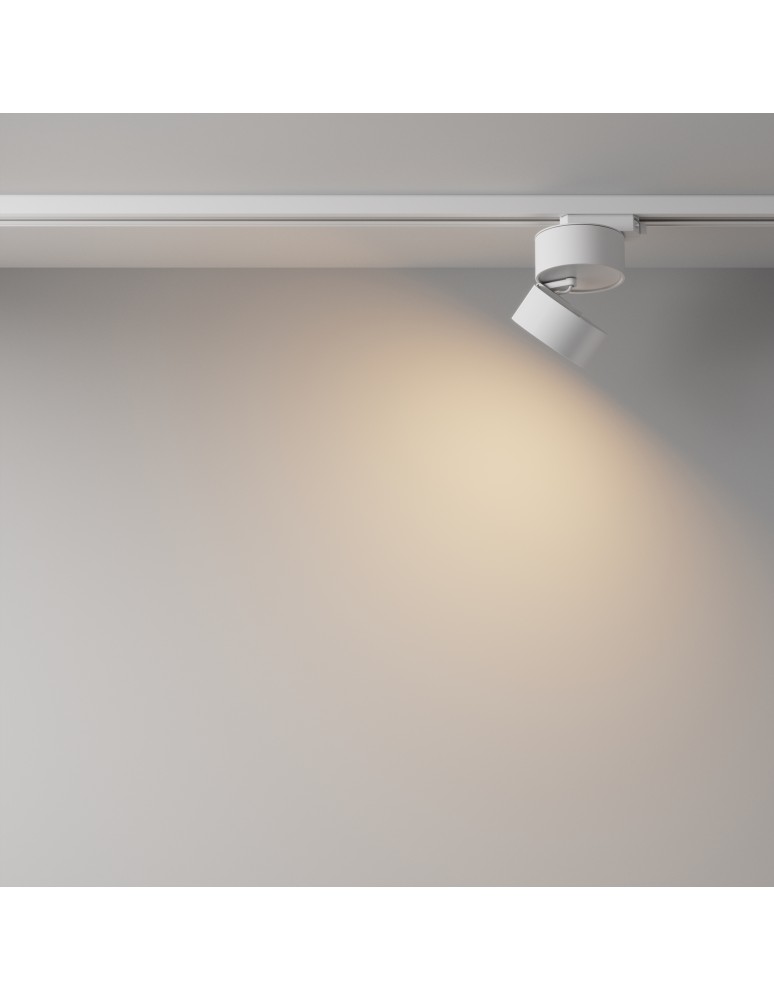 Maytoni ONDA Reflektor do Szyny Jednoobwodowej UNITY LED 12W 850lm 3000K Biały TR007-1-12W3K-W Maytoni ONDA Reflektor do Szyny Jednoobwodowej UNITY LED 12W 850lm 3000K Biały TR007-1-12W3K-W