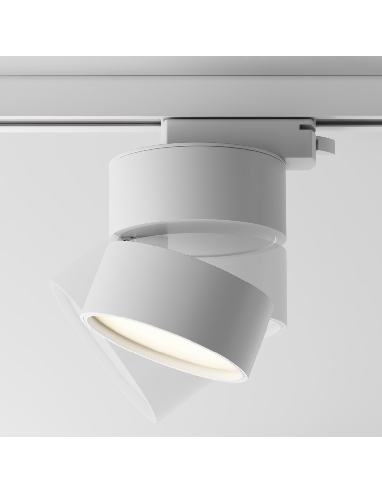 Maytoni ONDA Reflektor do Szyny Jednoobwodowej UNITY LED 12W 850lm 3000K Biały TR007-1-12W3K-W Maytoni ONDA Reflektor do Szyny Jednoobwodowej UNITY LED 12W 850lm 3000K Biały TR007-1-12W3K-W