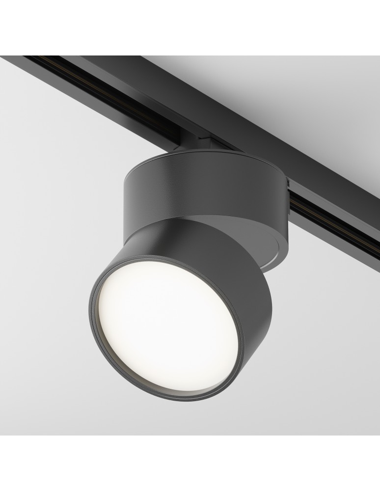 Maytoni ONDA Reflektor do Szyny Jednoobwodowej UNITY LED 12W 700lm 4000K Black TR007-1-12W4K-B Maytoni ONDA Reflektor do Szyny Jednoobwodowej UNITY LED 12W 700lm 4000K Black TR007-1-12W4K-B