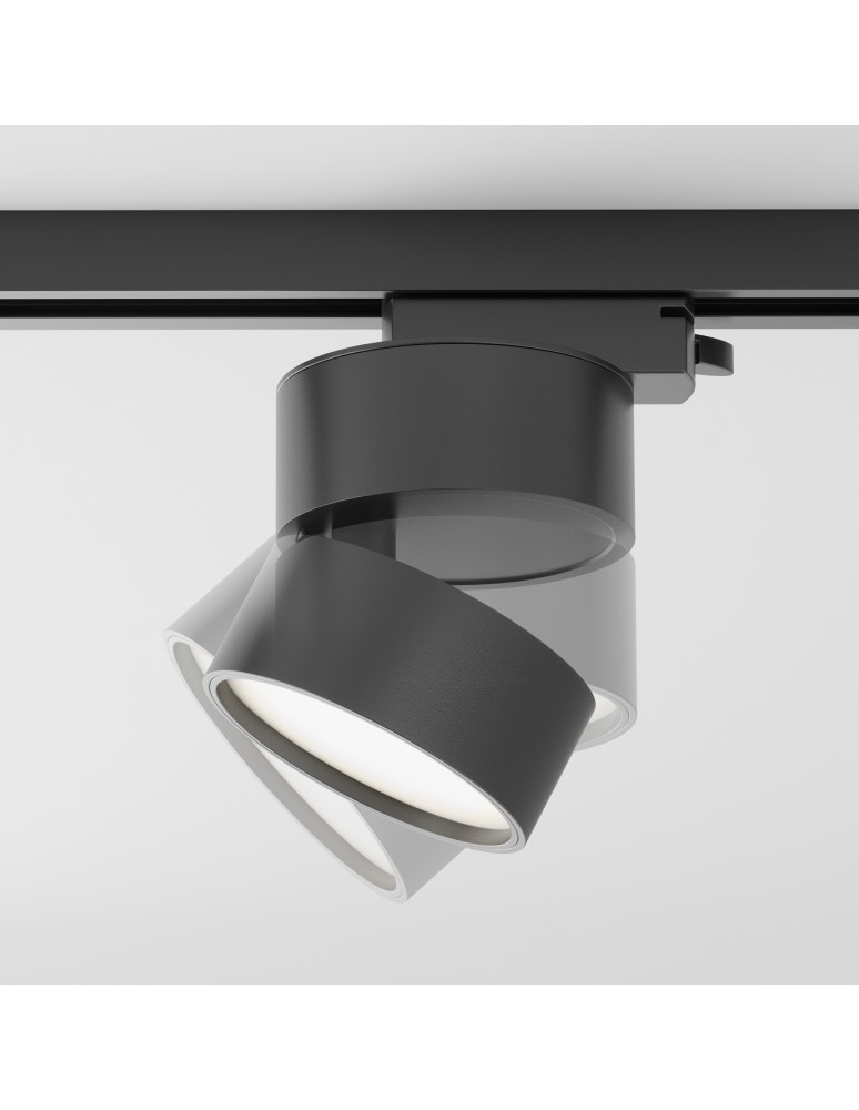 Maytoni ONDA Reflektor do Szyny Jednoobwodowej UNITY LED 12W 700lm 4000K Black TR007-1-12W4K-B Maytoni ONDA Reflektor do Szyny Jednoobwodowej UNITY LED 12W 700lm 4000K Black TR007-1-12W4K-B