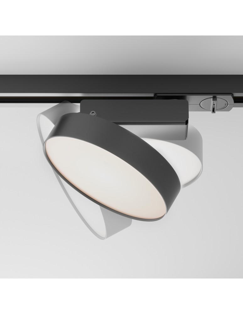 Maytoni Zon Reflektor do Szyny Jednoobwodowej UNITY LED 12W 840lm 3000K Black TR043-1-12W3K-B Maytoni Zon Reflektor do Szyny Jednoobwodowej UNITY LED 12W 840lm 3000K Black TR043-1-12W3K-B