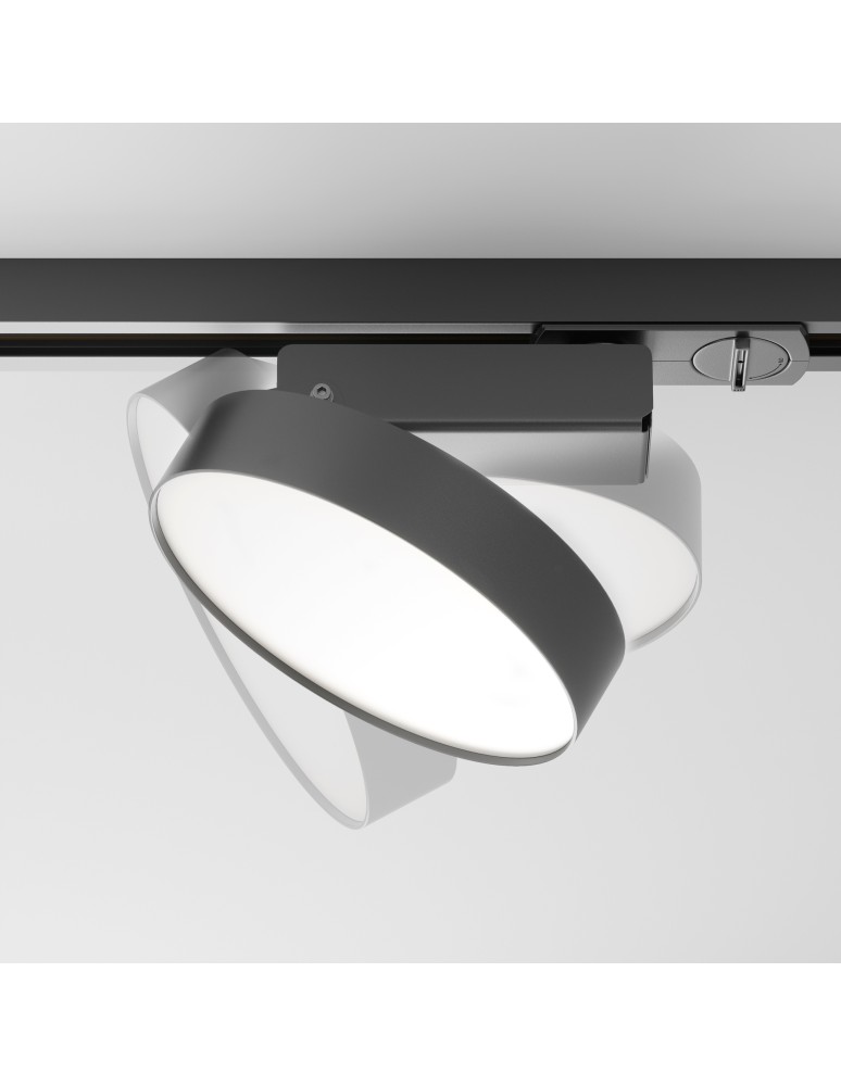 Maytoni Zon Reflektor do Szyny Jednoobwodowej UNITY LED 12W 840lm 4000K Black TR043-1-12W4K-B Maytoni Zon Reflektor do Szyny Jednoobwodowej UNITY LED 12W 840lm 4000K Black TR043-1-12W4K-B