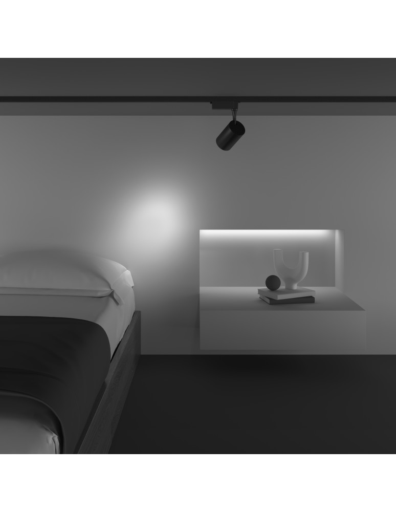 Maytoni Vuoro Reflektor do Szyny Jednoobwodowej UNITY LED 10W 850lm 3000K Black TR003-1-10W3K-S-B Maytoni Vuoro Reflektor do Szyny Jednoobwodowej UNITY LED 10W 850lm 3000K Black TR003-1-10W3K-S-B
