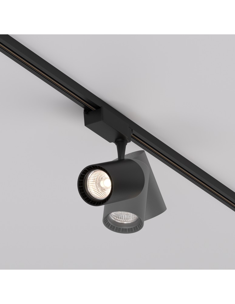 Maytoni Vuoro Reflektor do Szyny Jednoobwodowej UNITY LED 15W 1600lm 3000K Black TR003-1-15W3K-S-B Maytoni Vuoro Reflektor do Szyny Jednoobwodowej UNITY LED 15W 1600lm 3000K Black TR003-1-15W3K-S-B