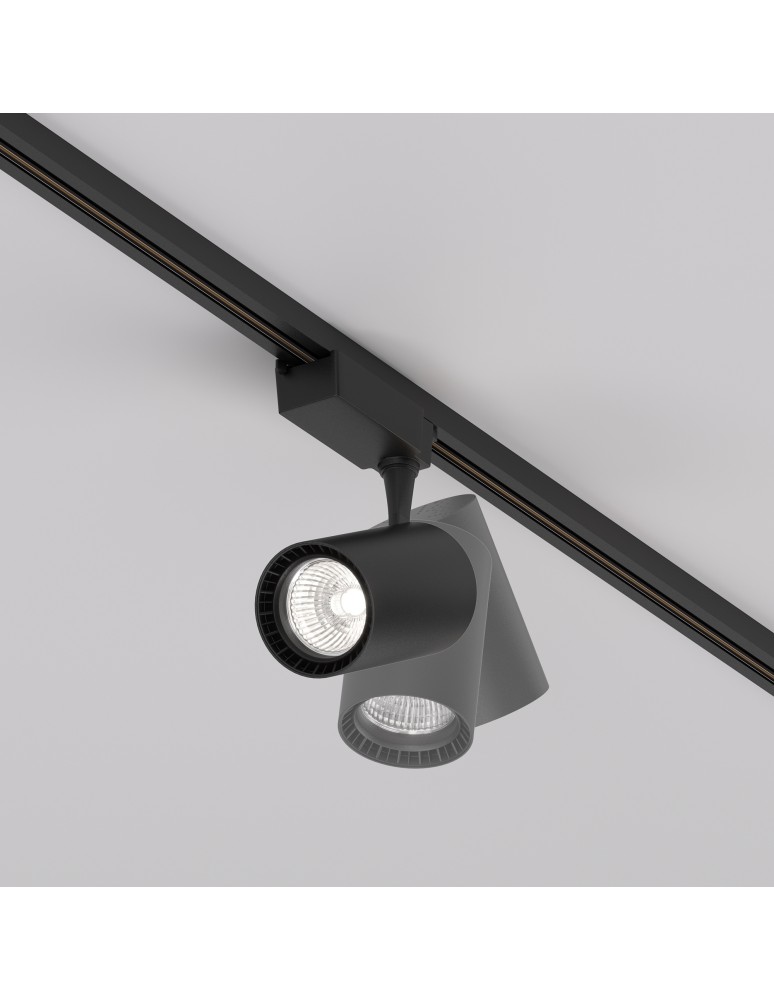 Maytoni Vuoro Reflektor do Szyny Jednoobwodowej UNITY LED 15W 1600lm 4000K Black TR003-1-15W4K-S-B Maytoni Vuoro Reflektor do Szyny Jednoobwodowej UNITY LED 15W 1600lm 4000K Black TR003-1-15W4K-S-B