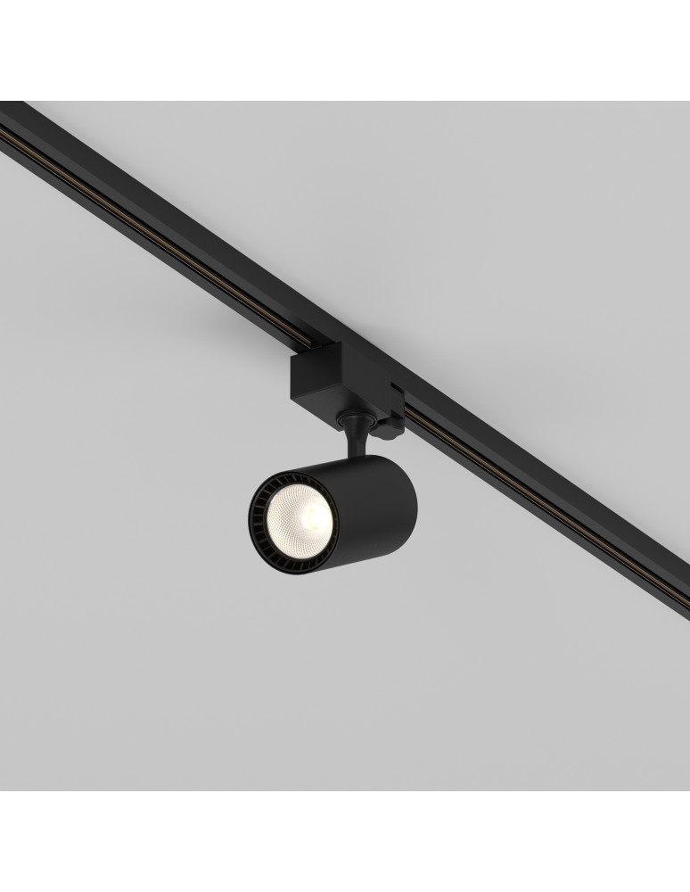 Maytoni Vuoro Reflektor do Szyny Trójobwodowej TRINITY LED 10W 750lm 3000K Black TR029-3-10W3K-S-B Maytoni Vuoro Reflektor do Szyny Trójobwodowej TRINITY LED 10W 750lm 3000K Black TR029-3-10W3K-S-B