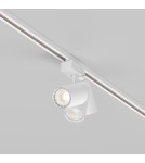 Lampy do szynoprzewodów 3 fazowych - Maytoni Vuoro Reflektor do Szyny Trójobwodowej TRINITY LED 10W 750lm 3000K Biały TR029-3-10W3K-S-W - product 5