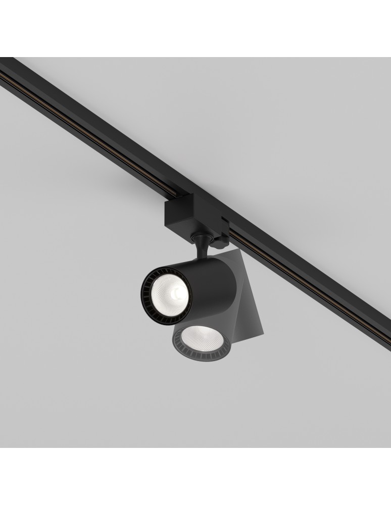 Maytoni Vuoro Reflektor do Szyny Trójobwodowej TRINITY LED 10W 800lm 4000K Black TR029-3-10W4K-S-B Maytoni Vuoro Reflektor do Szyny Trójobwodowej TRINITY LED 10W 800lm 4000K Black TR029-3-10W4K-S-B