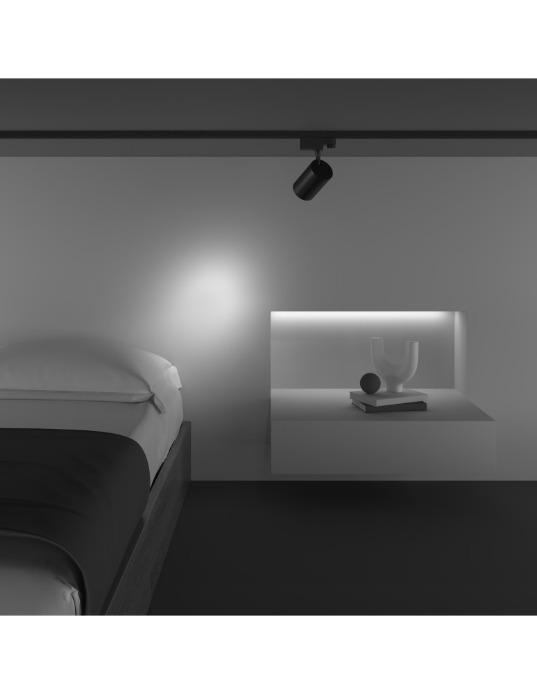 Maytoni Vuoro Reflektor do Szyny Trójobwodowej TRINITY LED 10W 800lm 4000K Black TR029-3-10W4K-S-B Maytoni Vuoro Reflektor do Szyny Trójobwodowej TRINITY LED 10W 800lm 4000K Black TR029-3-10W4K-S-B