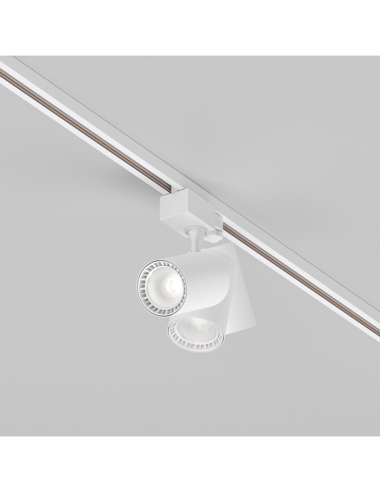 Maytoni Vuoro Reflektor do Szyny Trójobwodowej TRINITY LED 10W 800lm 4000K Biały TR029-3-10W4K-S-W Maytoni Vuoro Reflektor do Szyny Trójobwodowej TRINITY LED 10W 800lm 4000K Biały TR029-3-10W4K-S-W