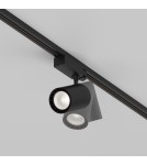 Lampy do szynoprzewodów 3 fazowych - Maytoni Vuoro Reflektor do Szyny Trójobwodowej TRINITY LED 26W 2690lm 4000K Black TR029-3-26W4K-S-B - product 5
