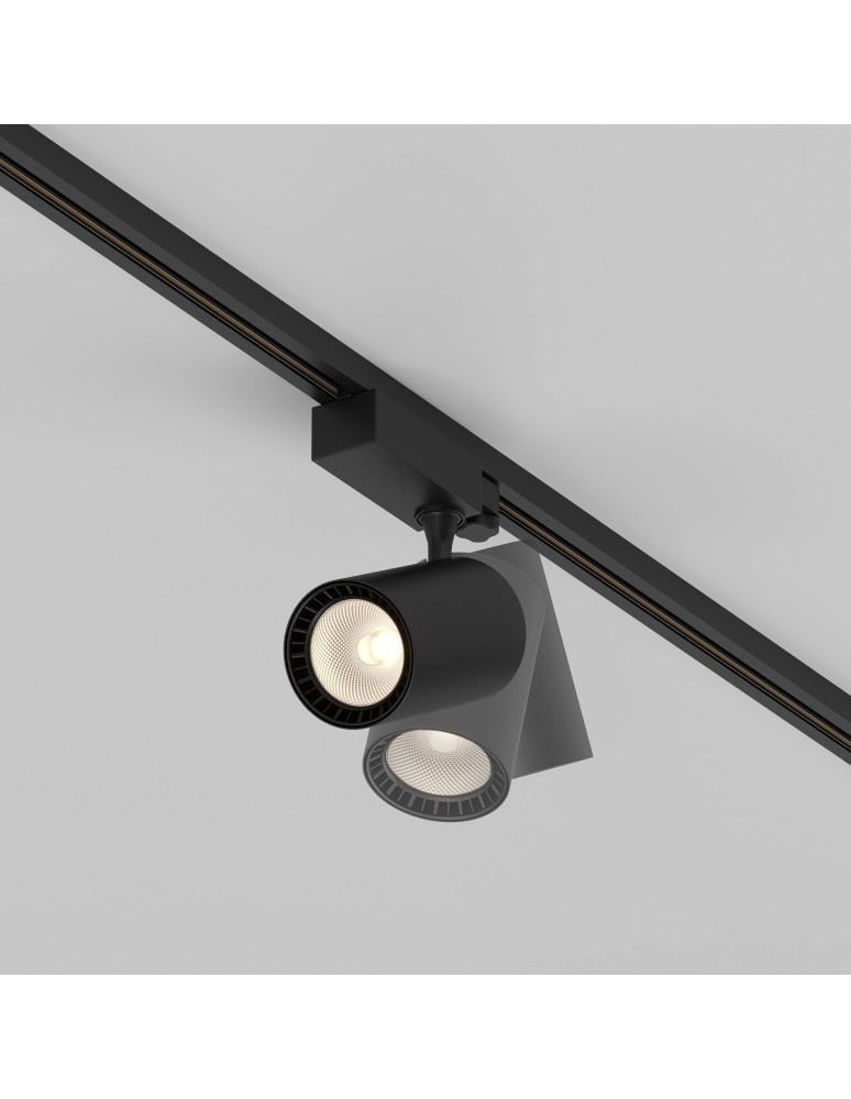 Maytoni Vuoro Reflektor do Szyny Trójobwodowej TRINITY LED 20W 1500lm 3000K Black TR029-3-20W3K-S-B