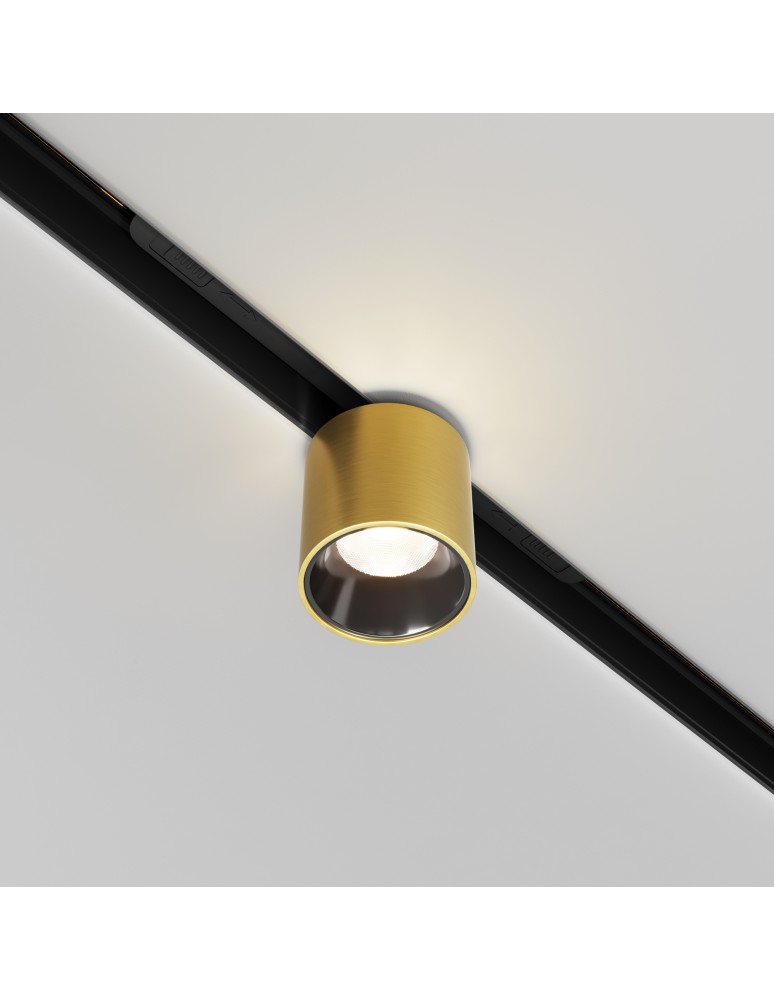 Maytoni Alfa S Lampa do Szyny Magnetycznej EXILITY LED 7W 380lm 3000K Mosiądz TR132-2-7W3K-BS Maytoni Alfa S Lampa do Szyny Magnetycznej EXILITY LED 7W 380lm 3000K Mosiądz TR132-2-7W3K-BS