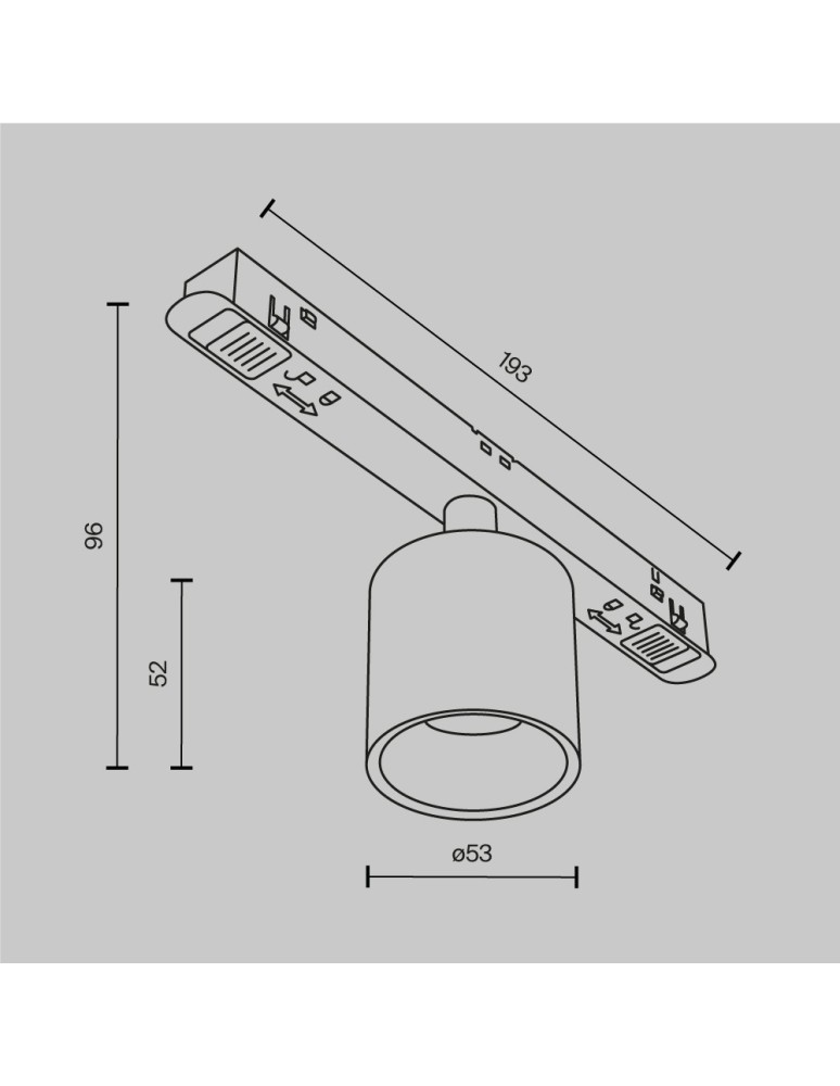 Maytoni Alfa S Lampa do Szyny Magnetycznej EXILITY LED 7W 380lm 3000K Mosiądz TR132-2-7W3K-BS Maytoni Alfa S Lampa do Szyny Magnetycznej EXILITY LED 7W 380lm 3000K Mosiądz TR132-2-7W3K-BS