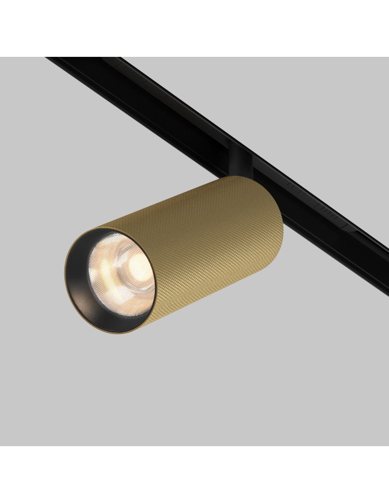 Maytoni Artisan Lampa do Szyny Magnetycznej EXILITY LED 12W 950lm 3000K Czarny, Złoty Mat TR097-2-12W3K-M-BMG Maytoni Artisan Lampa do Szyny Magnetycznej EXILITY LED 12W 950lm 3000K Czarny, Złoty Mat TR097-2-12W3K-M-BMG