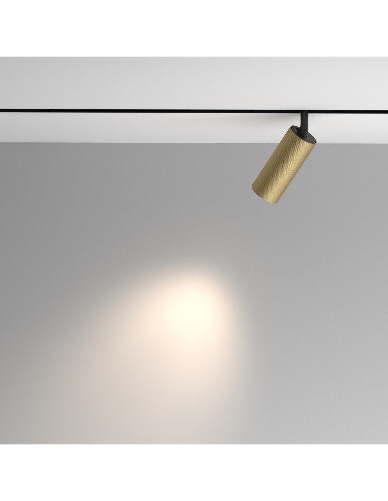 Maytoni Artisan Lampa do Szyny Magnetycznej EXILITY LED 12W 1050lm 4000K Czarny, Złoty Mat TR097-2-12W4K-M-BMG Maytoni Artisan Lampa do Szyny Magnetycznej EXILITY LED 12W 1050lm 4000K Czarny, Złoty Mat TR097-2-12W4K-M-BMG