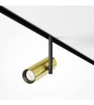Maytoni Elti Lampa do Szyny Magnetycznej EXILITY LED 12W 844lm 3000K Black and brass TR005-2-12W3K-BBS Maytoni Elti Lampa do Szyny Magnetycznej EXILITY LED 12W 844lm 3000K Black and brass TR005-2-12W3K-BBS