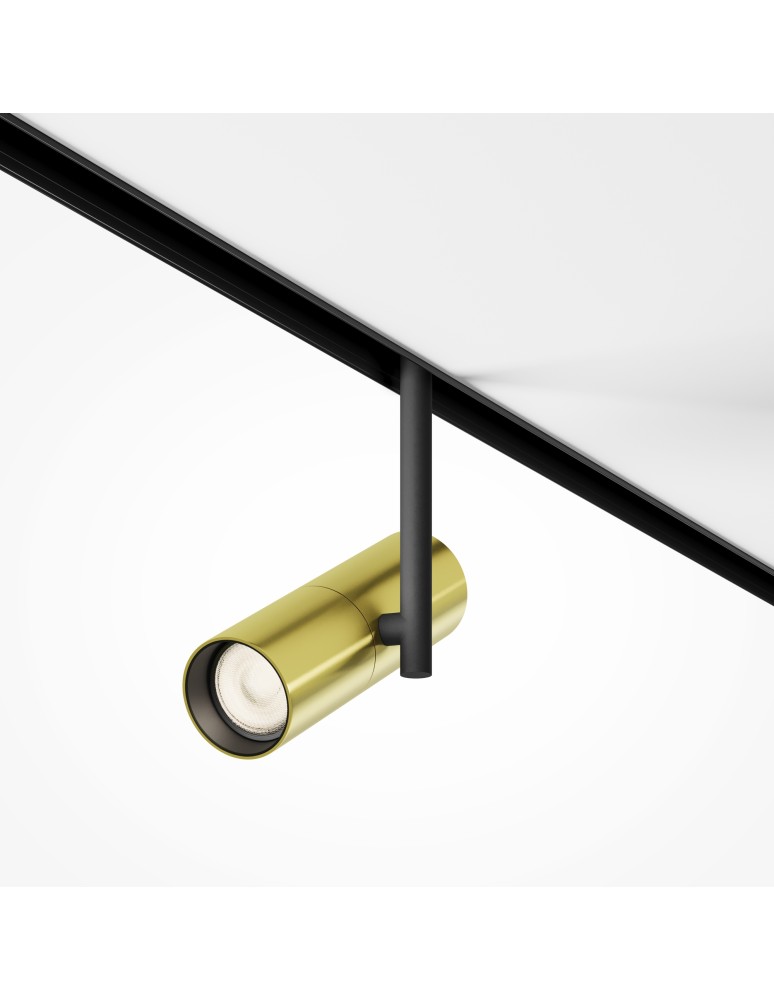 Maytoni Elti Lampa do Szyny Magnetycznej EXILITY LED 12W 844lm 3000K Black and brass TR005-2-12W3K-BBS Maytoni Elti Lampa do Szyny Magnetycznej EXILITY LED 12W 844lm 3000K Black and brass TR005-2-12W3K-BBS