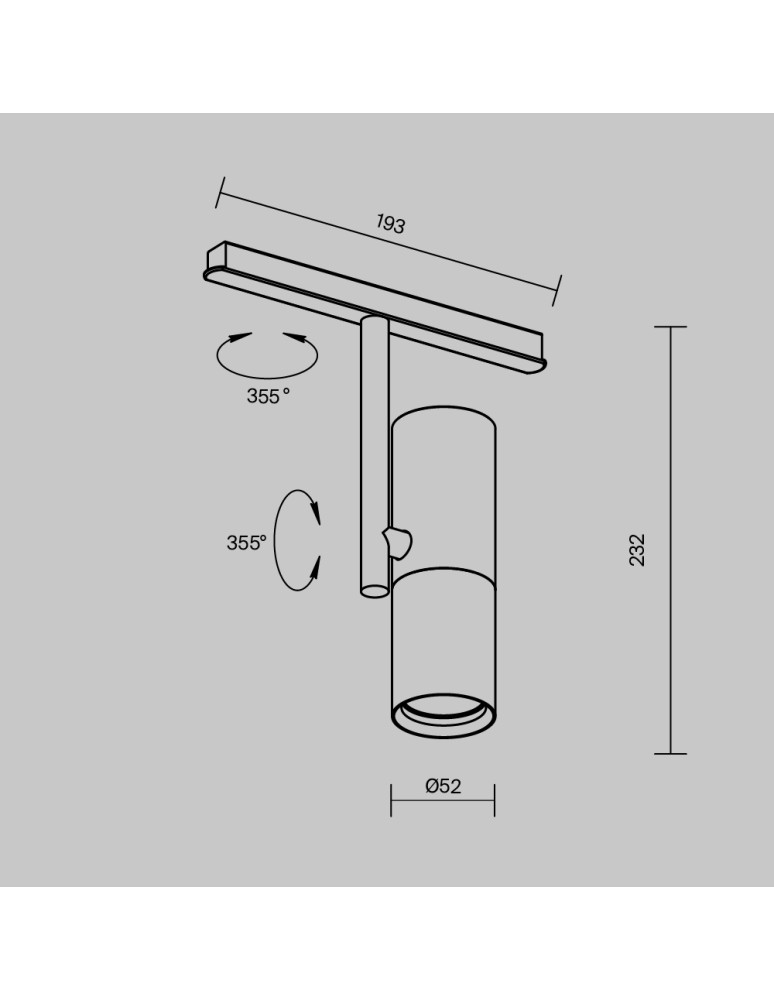 Maytoni Elti Lampa do Szyny Magnetycznej EXILITY LED 12W 947lm Black TR005-4-12W-DS-B Maytoni Elti Lampa do Szyny Magnetycznej EXILITY LED 12W 947lm Black TR005-4-12W-DS-B