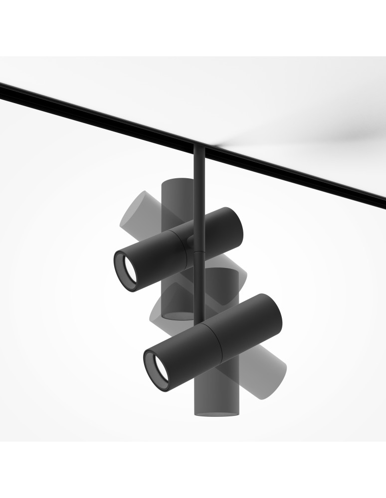 Maytoni Elti Duo Lampa do Szyny Magnetycznej EXILITY LED 24W 1463lm 3000K Black TR005-2-2X12W3K-B Maytoni Elti Duo Lampa do Szyny Magnetycznej EXILITY LED 24W 1463lm 3000K Black TR005-2-2X12W3K-B
