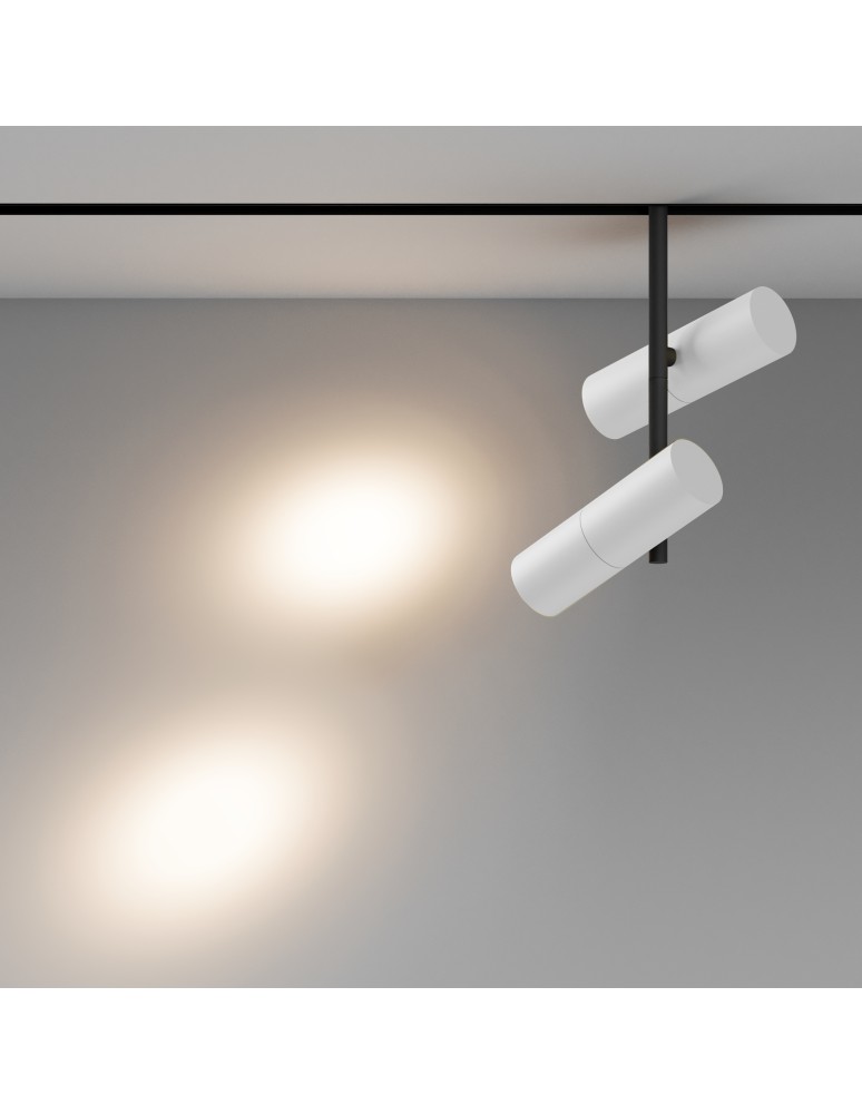Maytoni Elti Duo Lampa do Szyny Magnetycznej EXILITY LED 24W 1563lm 3000K Biały, Czarny TR005-2-2X12W3K-BW Maytoni Elti Duo Lampa do Szyny Magnetycznej EXILITY LED 24W 1563lm 3000K Biały, Czarny TR005-2-2X12W3K-BW