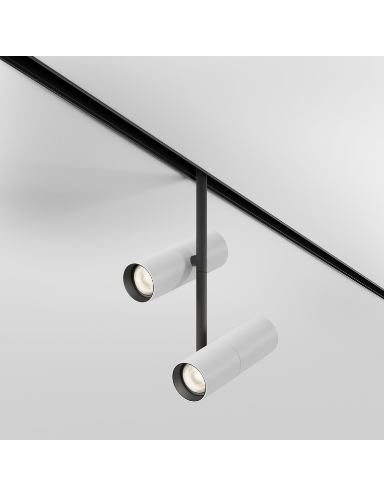Maytoni Elti Duo Lampa do Szyny Magnetycznej EXILITY LED 24W 1563lm 3000K Biały, Czarny TR005-2-2X12W3K-BW Maytoni Elti Duo Lampa do Szyny Magnetycznej EXILITY LED 24W 1563lm 3000K Biały, Czarny TR005-2-2X12W3K-BW