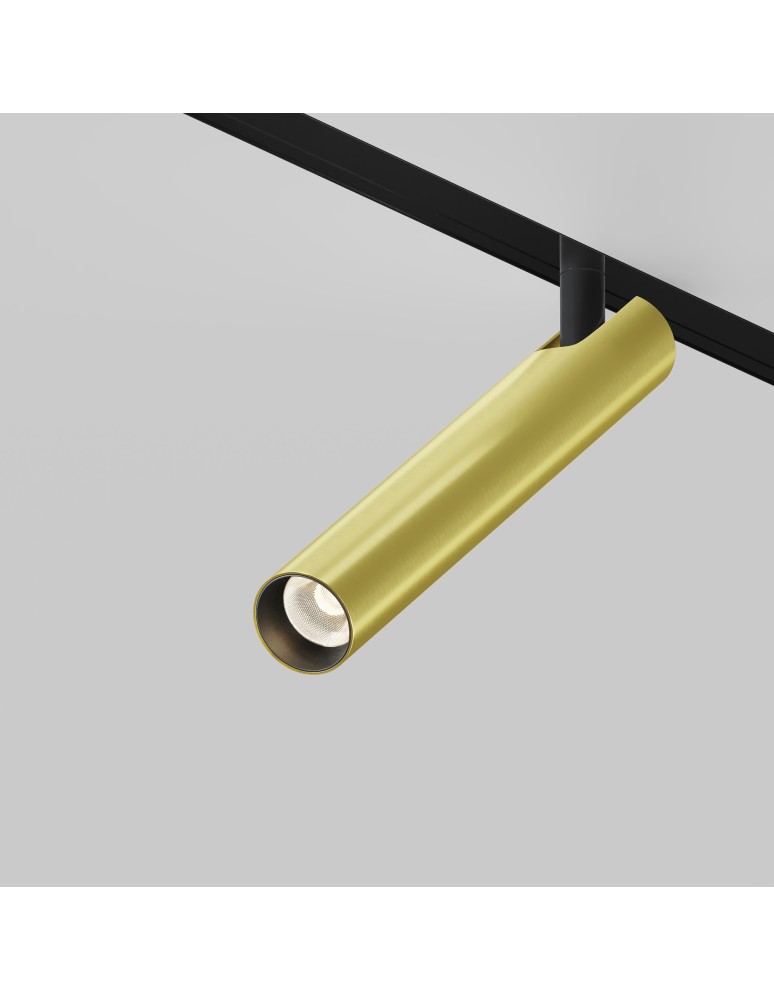 Maytoni Focus T Lampa do Szyny Magnetycznej EXILITY LED 6W 280lm 3000K Black and brass TR141-2-6W3K-M-BS Maytoni Focus T Lampa do Szyny Magnetycznej EXILITY LED 6W 280lm 3000K Black and brass TR141-2-6W3K-M-BS