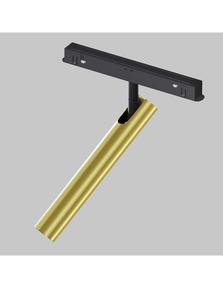 Maytoni Focus T Lampa do Szyny Magnetycznej EXILITY LED 6W 280lm 3000K Black and brass TR141-2-6W3K-M-BS Maytoni Focus T Lampa do Szyny Magnetycznej EXILITY LED 6W 280lm 3000K Black and brass TR141-2-6W3K-M-BS