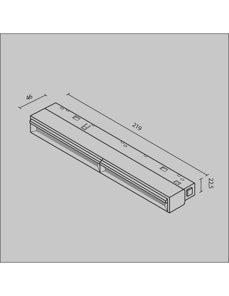 Maytoni Parete Lampa do Szyny Magnetycznej EXILITY LED 12W 552lm 3000K Biały TR106-2-12W3K-W Maytoni Parete Lampa do Szyny Magnetycznej EXILITY LED 12W 552lm 3000K Biały TR106-2-12W3K-W