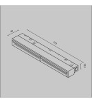 Maytoni Parete Lampa do Szyny Magnetycznej EXILITY LED 12W 309lm Biały TR106-4-12W-DS-W Maytoni Parete Lampa do Szyny Magnetycznej EXILITY LED 12W 309lm Biały TR106-4-12W-DS-W