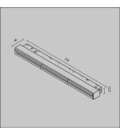 Maytoni Parete Lampa do Szyny Magnetycznej EXILITY LED 18W 374lm Black TR106-4-18W-DS-B Maytoni Parete Lampa do Szyny Magnetycznej EXILITY LED 18W 374lm Black TR106-4-18W-DS-B