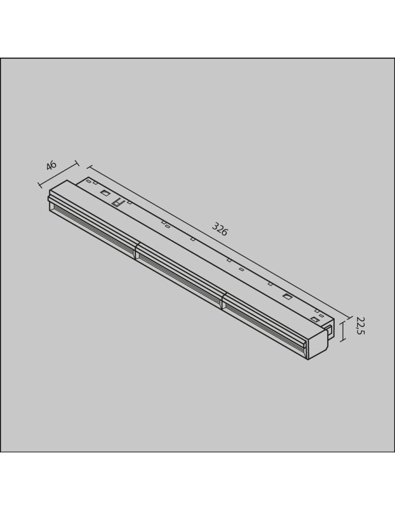 Maytoni Parete Lampa do Szyny Magnetycznej EXILITY LED 18W 374lm Black TR106-4-18W-DS-B Maytoni Parete Lampa do Szyny Magnetycznej EXILITY LED 18W 374lm Black TR106-4-18W-DS-B
