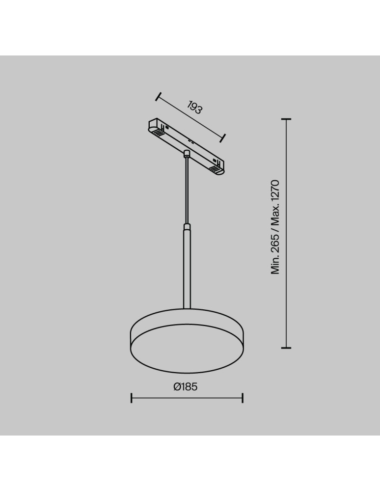 Maytoni Plato Lampa do Szyny Magnetycznej EXILITY LED 15W 769lm Black TR123-4-15W-DS-B Maytoni Plato Lampa do Szyny Magnetycznej EXILITY LED 15W 769lm Black TR123-4-15W-DS-B