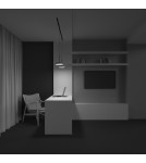 Maytoni Plato Lampa do Szyny Magnetycznej EXILITY LED 15W 769lm Black TR123-4-15W-DS-B Maytoni Plato Lampa do Szyny Magnetycznej EXILITY LED 15W 769lm Black TR123-4-15W-DS-B