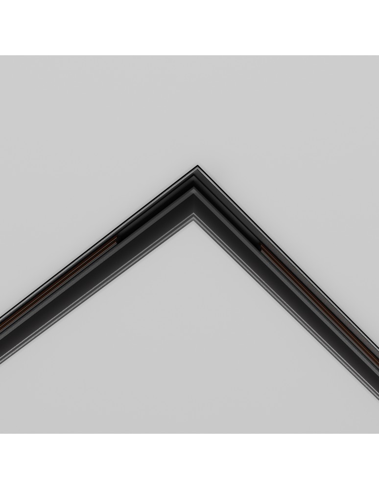 Akcesoria do szynoprzewodów magnetycznych - Maytoni Akcesoria do Szyn Exility Wpuszczanych/do Zabudowy Black TRACL034-42B-R - product kolory-swiatla.pl 2