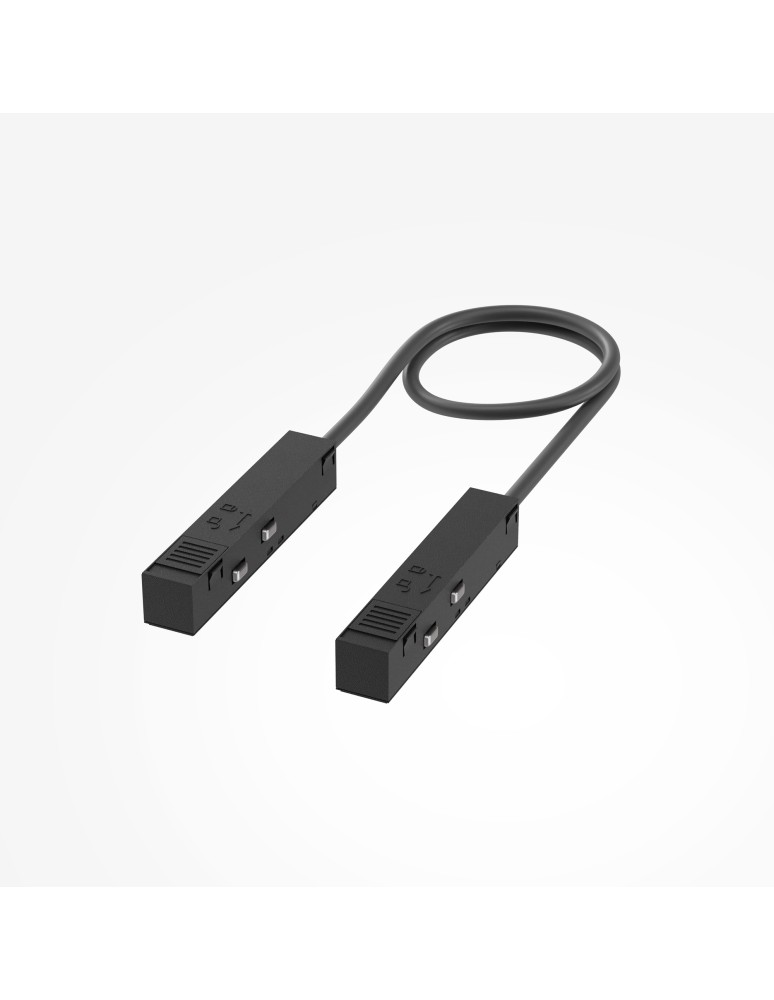 Akcesoria do szynoprzewodów magnetycznych - Maytoni Akcesoria do Szyn Magnetycznych Exility Łącznik Elektryczny Black TRA034CPC-42B-50 - product kolory-swiatla.pl 3