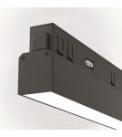 Maytoni Basis Lampa do Szyny Magnetycznej EXILITY LED 12W 780lm Black TR030-4-12W3K-WW-DS-B Maytoni Basis Lampa do Szyny Magnetycznej EXILITY LED 12W 780lm Black TR030-4-12W3K-WW-DS-B