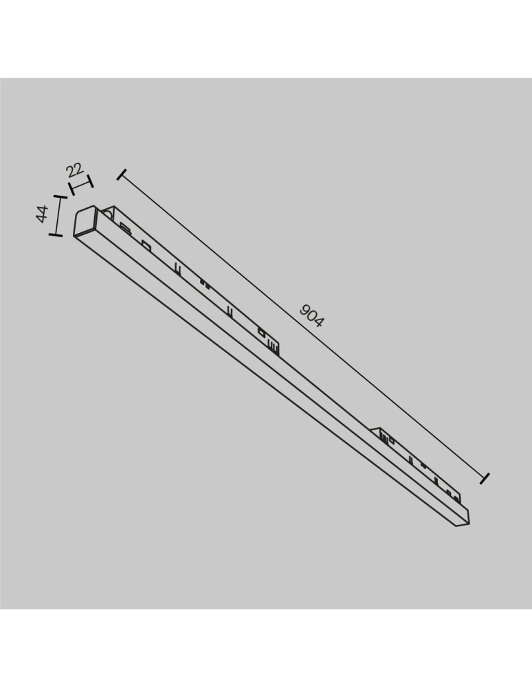 Maytoni Basis Lampa do Szyny Magnetycznej EXILITY LED 30W 1650lm Black TR030-4-30WTW-DD-B Maytoni Basis Lampa do Szyny Magnetycznej EXILITY LED 30W 1650lm Black TR030-4-30WTW-DD-B