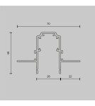 Maytoni Busbar trunkings Exility Wpuszczana Black TRX034-422.12B Maytoni Busbar trunkings Exility Wpuszczana Black TRX034-422.12B