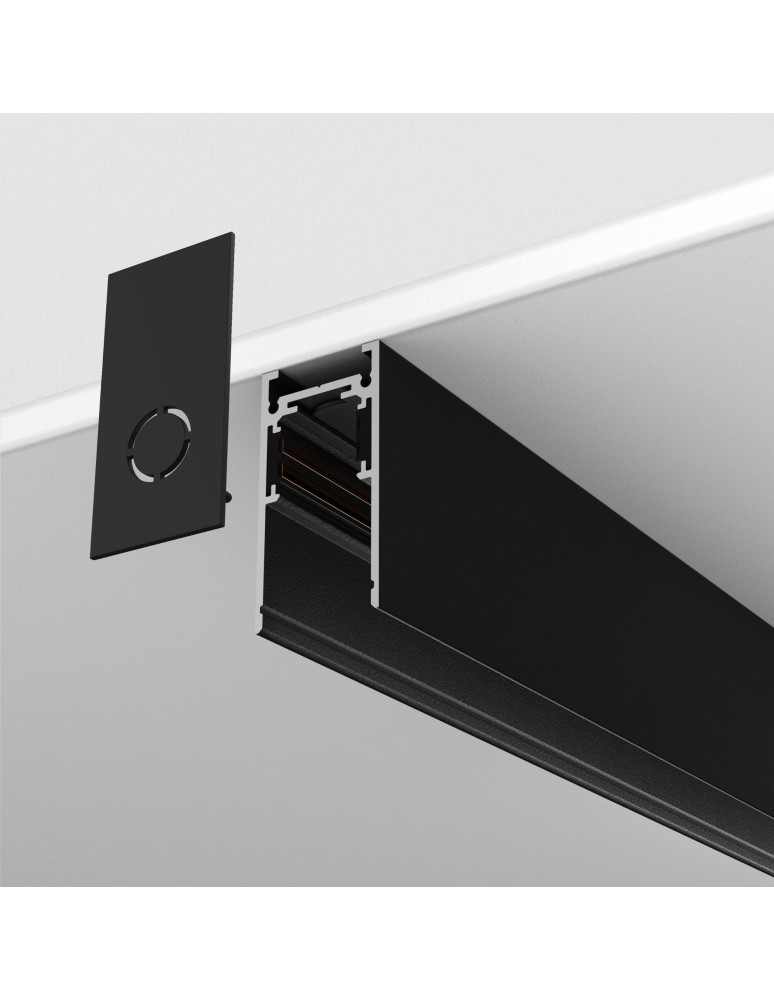 Szyny magnetyczne - Maytoni Szyna Magnetyczna EXILITY Natynkowa/Zwieszana Black TRX034-412B - product kolory-swiatla.pl 3