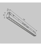 Maytoni Points Lampa do Szyny Magnetycznej EXILITY LED 24W 1650lm Biały TR031-4-24WTW-DD-W Maytoni Points Lampa do Szyny Magnetycznej EXILITY LED 24W 1650lm Biały TR031-4-24WTW-DD-W