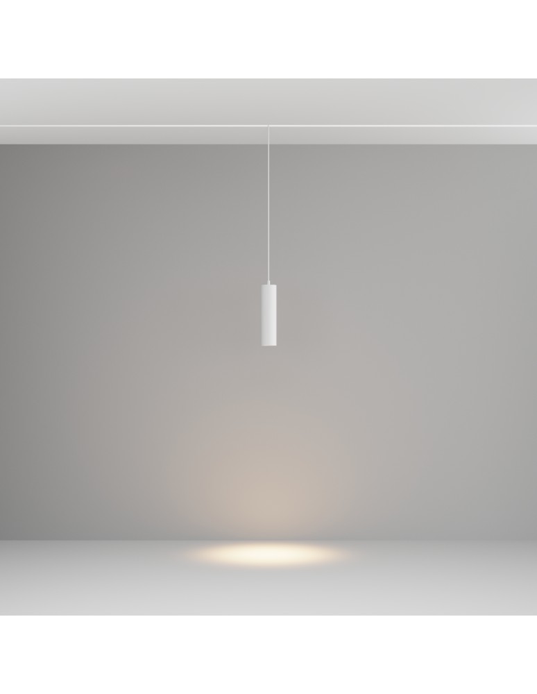 Maytoni Focus LED Lampa wisząca do szyny magnetycznej EXILITY LED 12W 1040lm 3000K Biały TR041-2-12W3K-W Maytoni Focus LED Lampa wisząca do szyny magnetycznej EXILITY LED 12W 1040lm 3000K Biały TR041-2-12W3K-W