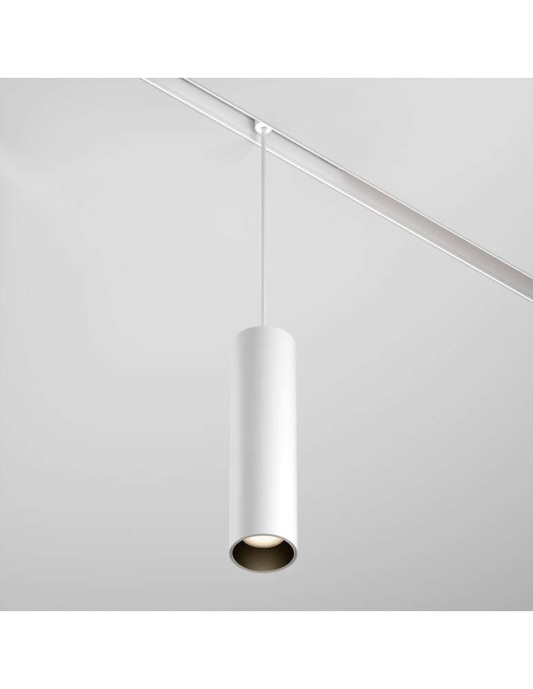 Maytoni Focus LED Lampa wisząca do szyny magnetycznej EXILITY LED 12W 1040lm 3000K Biały TR041-2-12W3K-W Maytoni Focus LED Lampa wisząca do szyny magnetycznej EXILITY LED 12W 1040lm 3000K Biały TR041-2-12W3K-W