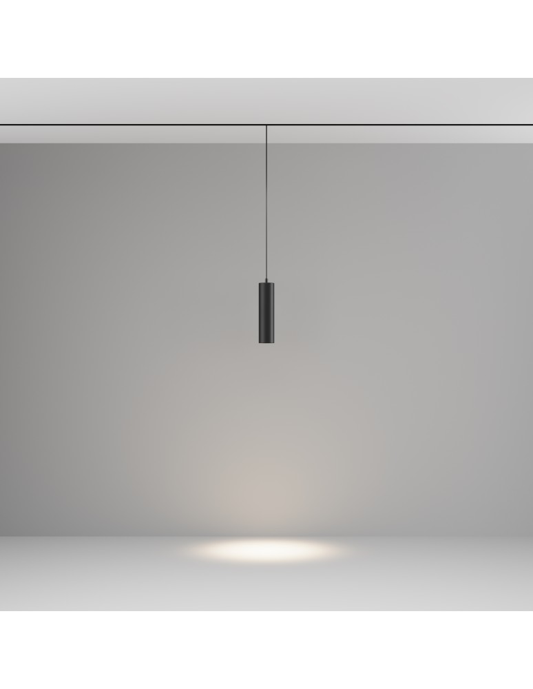 Maytoni Focus LED Lampa wisząca do szyny magnetycznej EXILITY LED 12W 900lm 4000K Black TR041-2-12W4K-B Maytoni Focus LED Lampa wisząca do szyny magnetycznej EXILITY LED 12W 900lm 4000K Black TR041-2-12W4K-B
